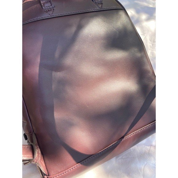 Michael Kors Rhea Medium Quilted Leather Backpack Brown Maroon Wine Barolo main image 10